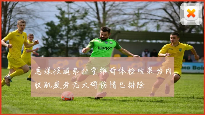 意媒报道弗拉霍维奇体检结果为内收肌疲劳无大碍伤情已排除